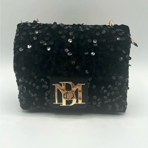 Badgley Mischka Handbags - Black Sequin Bag